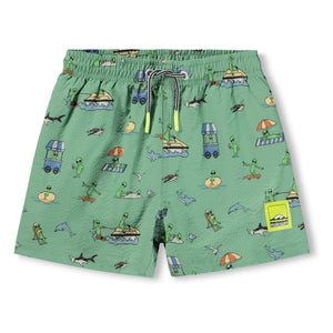 Molo - Bañador Niko Aliens | Verde