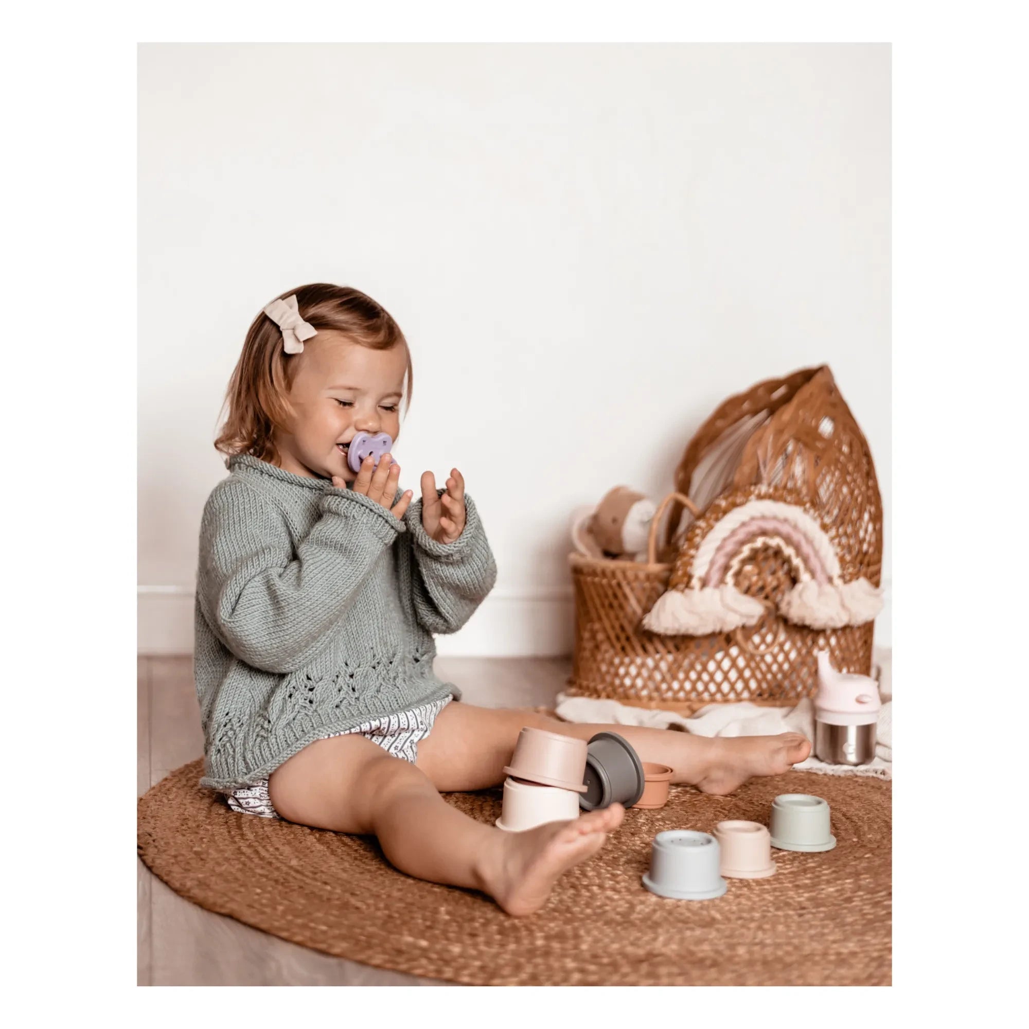 Hevea - Chupetes fisiológicos de caucho natural - Set de 2 | Lavanda