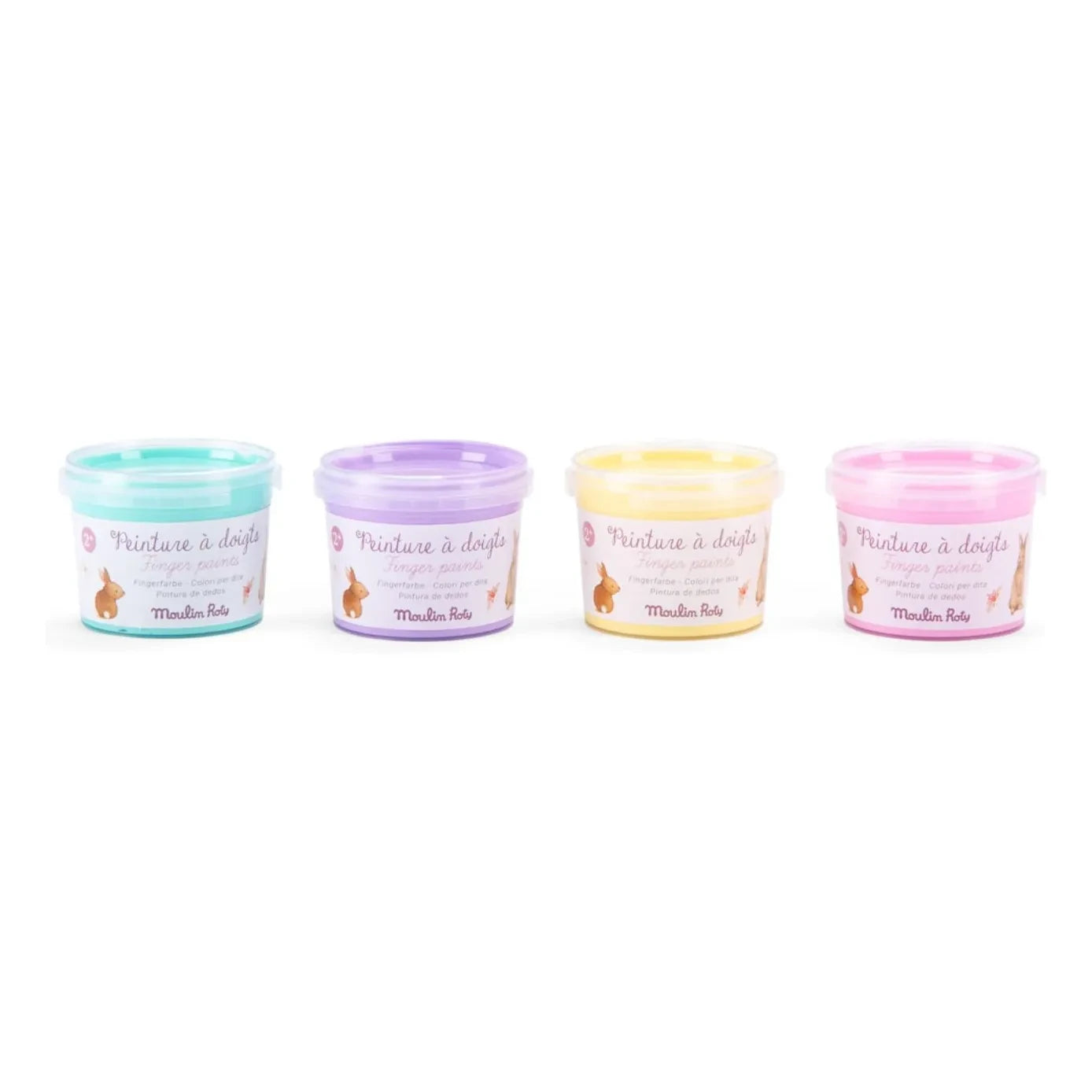 Moulin Roty - Pinturas de dedos pastel Les Rosalies