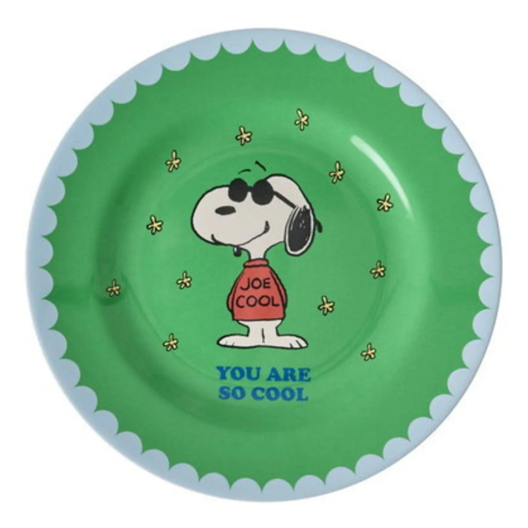 Rice - Plato de melamina You Are So Cool - Rice x Snoopy | Verde