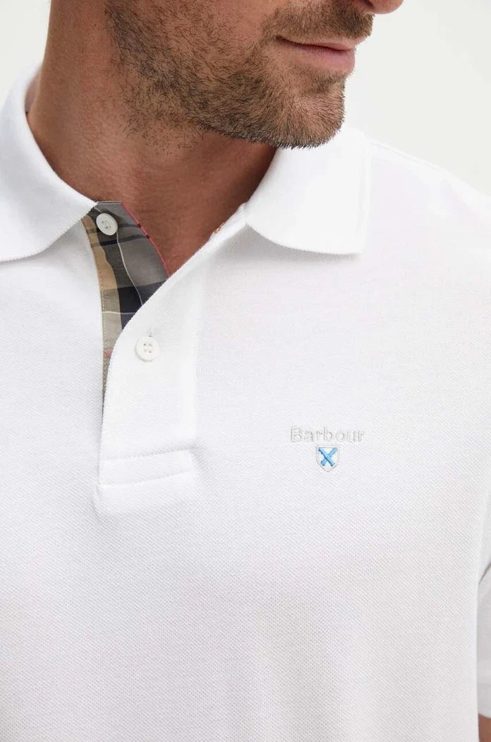 Polo de algodón para hombre Barbour