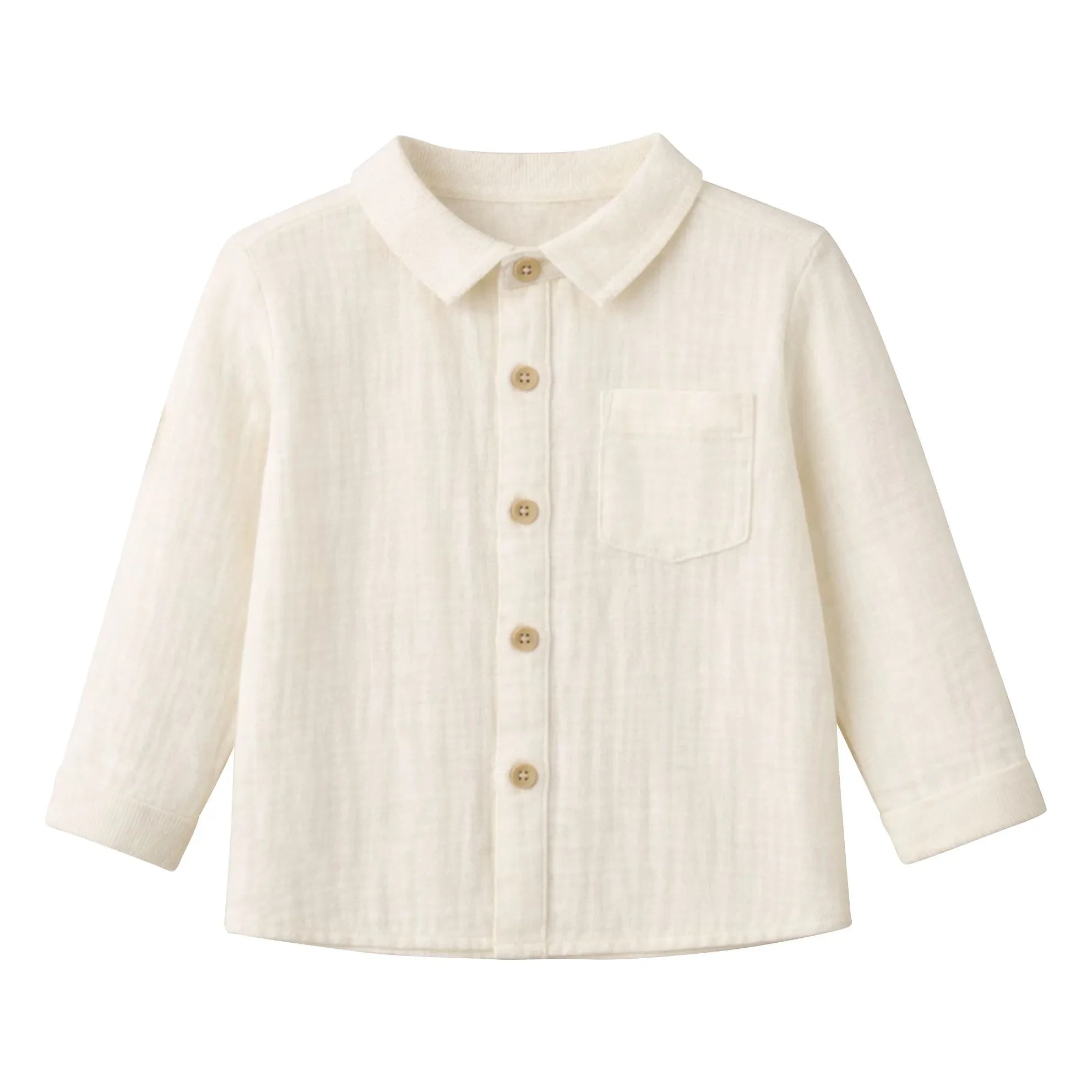 Lililotte - Camisa de muselina de algodón orgánico Constantin | Crudo