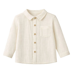 Lililotte - Camisa de muselina de algodón orgánico Constantin | Crudo