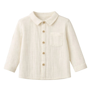 Lililotte - Camisa de muselina de algodón orgánico Constantin | Crudo