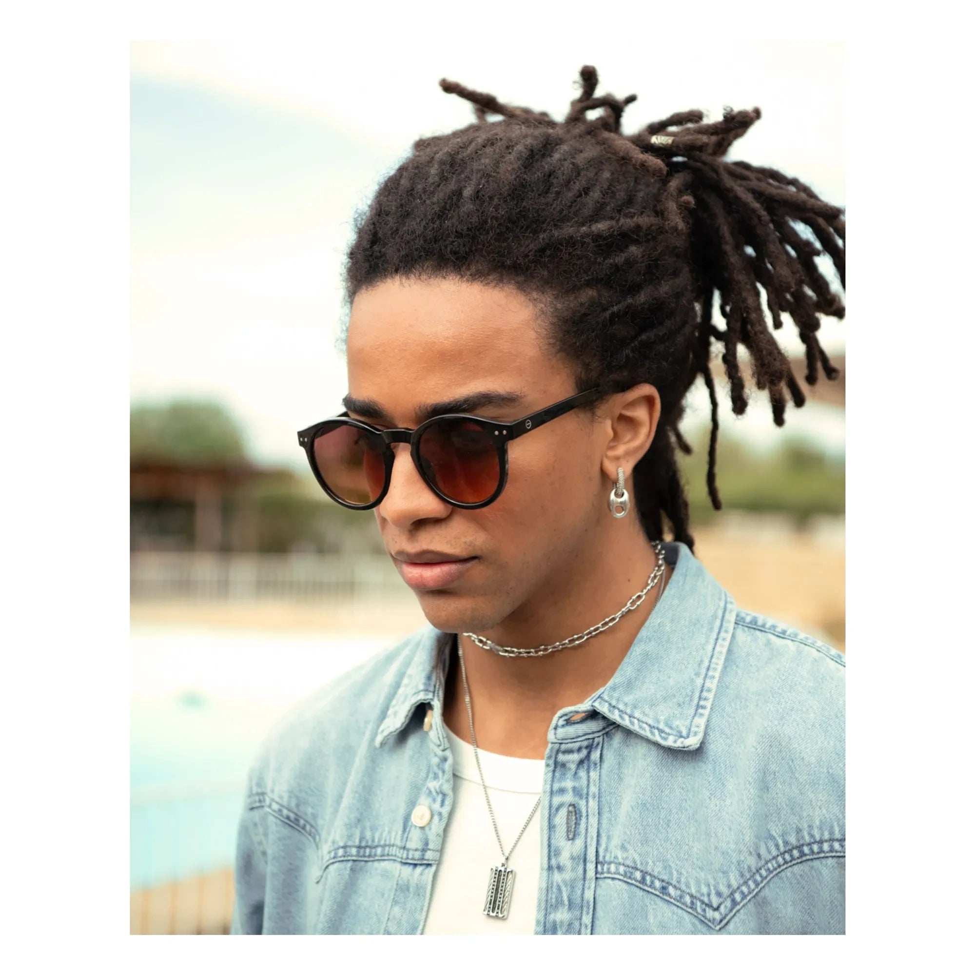 IZIPIZI - Gafas de sol #M | Negro brillante