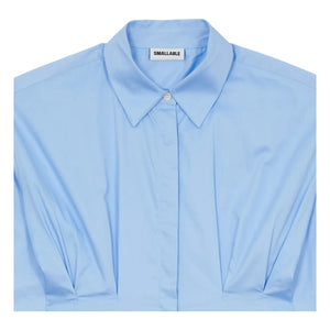 Smallable Woman - Risa Vestido Camisero a Rayas | Azul claro