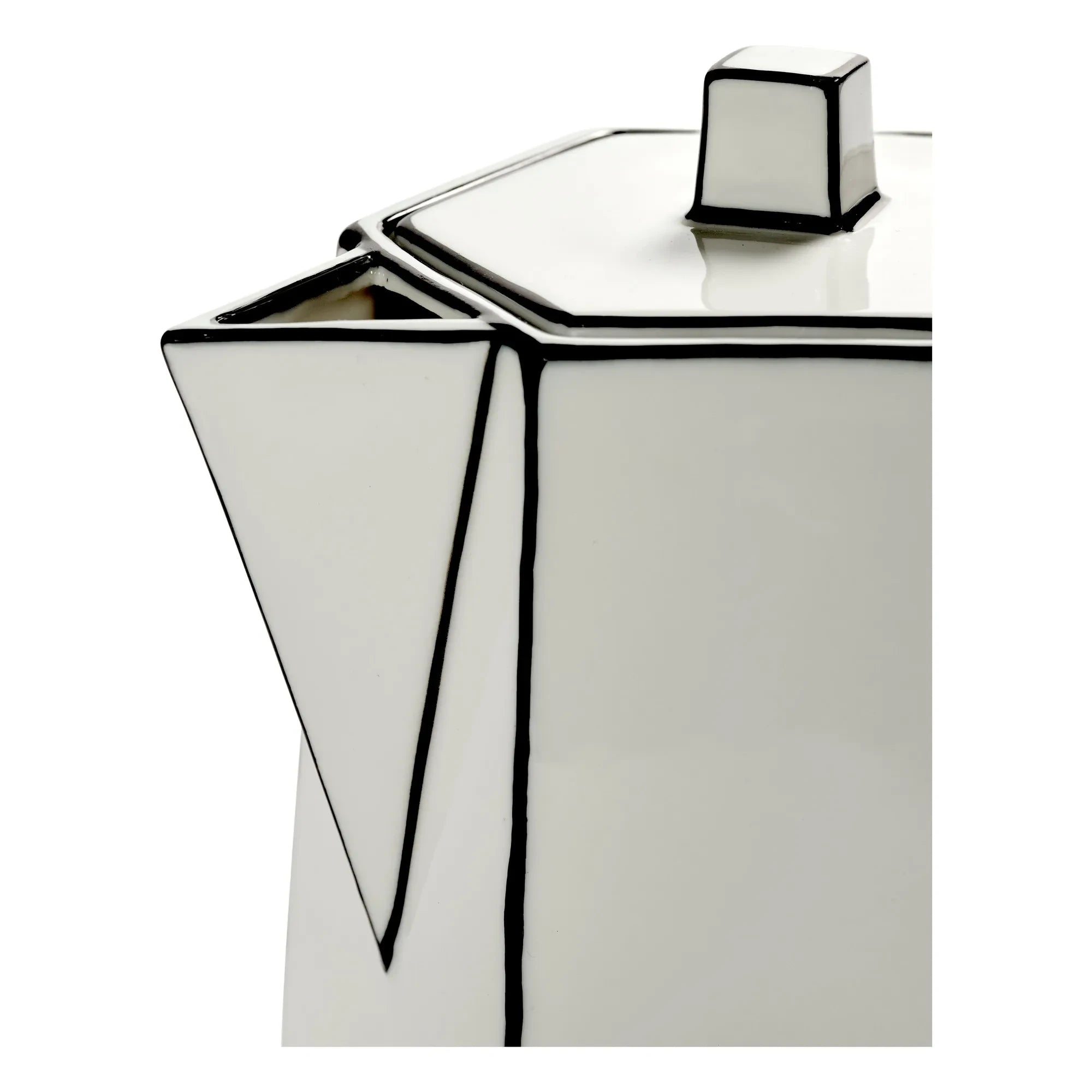 Serax - Tetera Carte blanche | Negro/Blanco