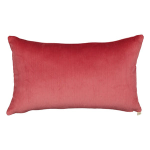 The Socialite Family - Cojín rectangular de terciopelo Carino | Rosa