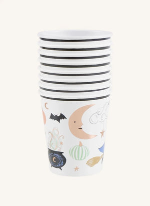 Meri Meri - Vasos de Halloween - Juego de 8