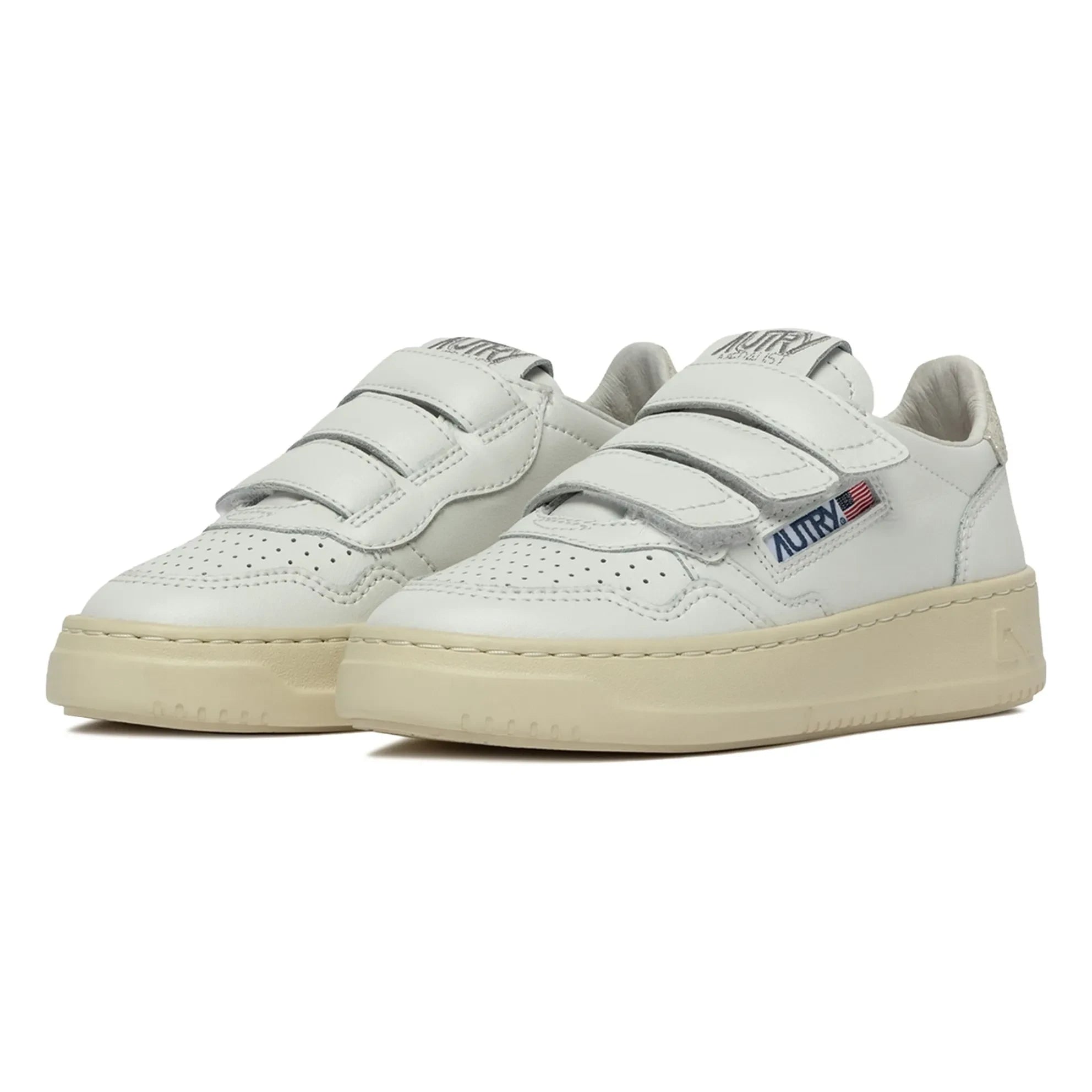 Autry - Zapatillas deportivas bajas Kidstripes con purpurina | Plata