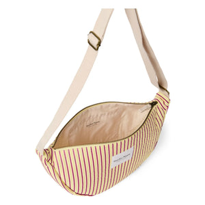 Studio Noos - Bolso de cinturón a rayas | Amarillo pálido