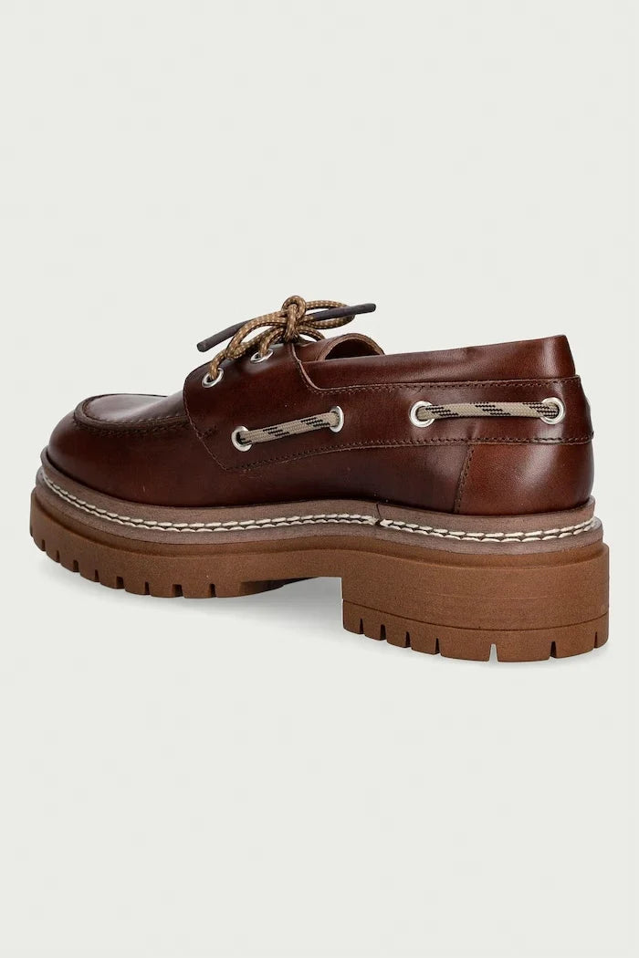 Mocasín de cuero para mujer Weekend Max Mara