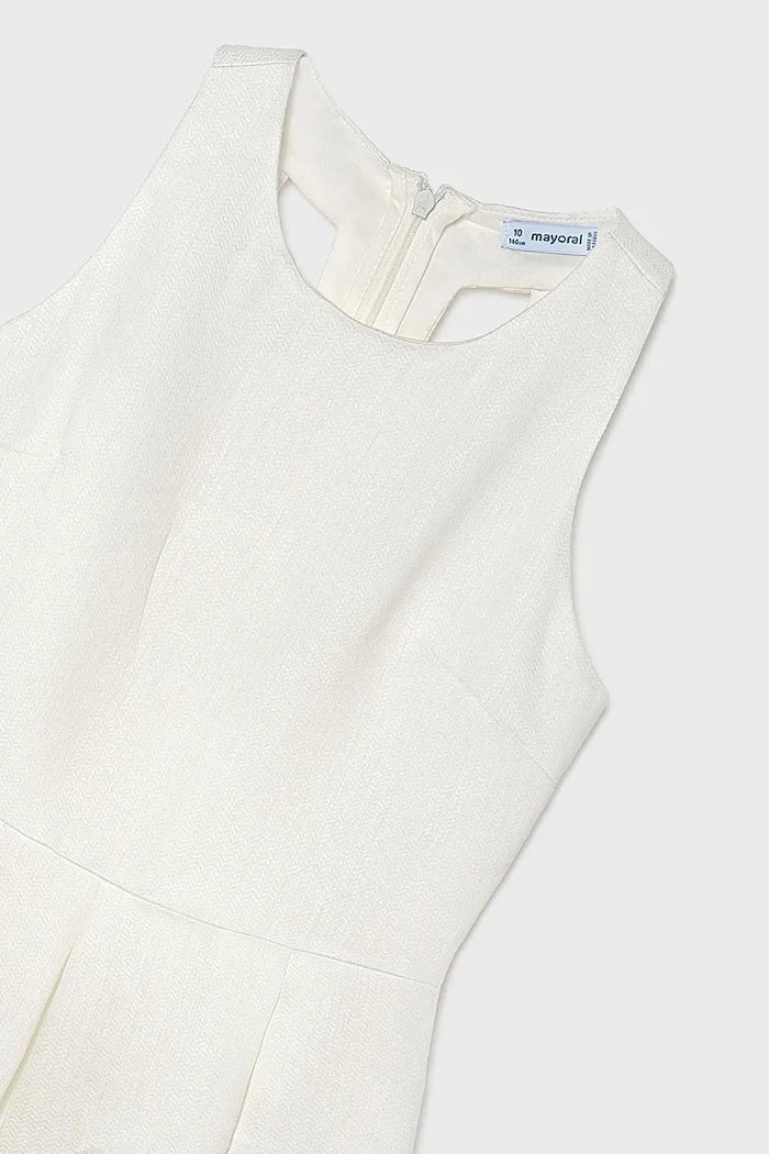 Vestido infantil de lino Mayoral