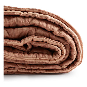 Le Monde Sauvage - Colcha Ritournelle de seda | Blush