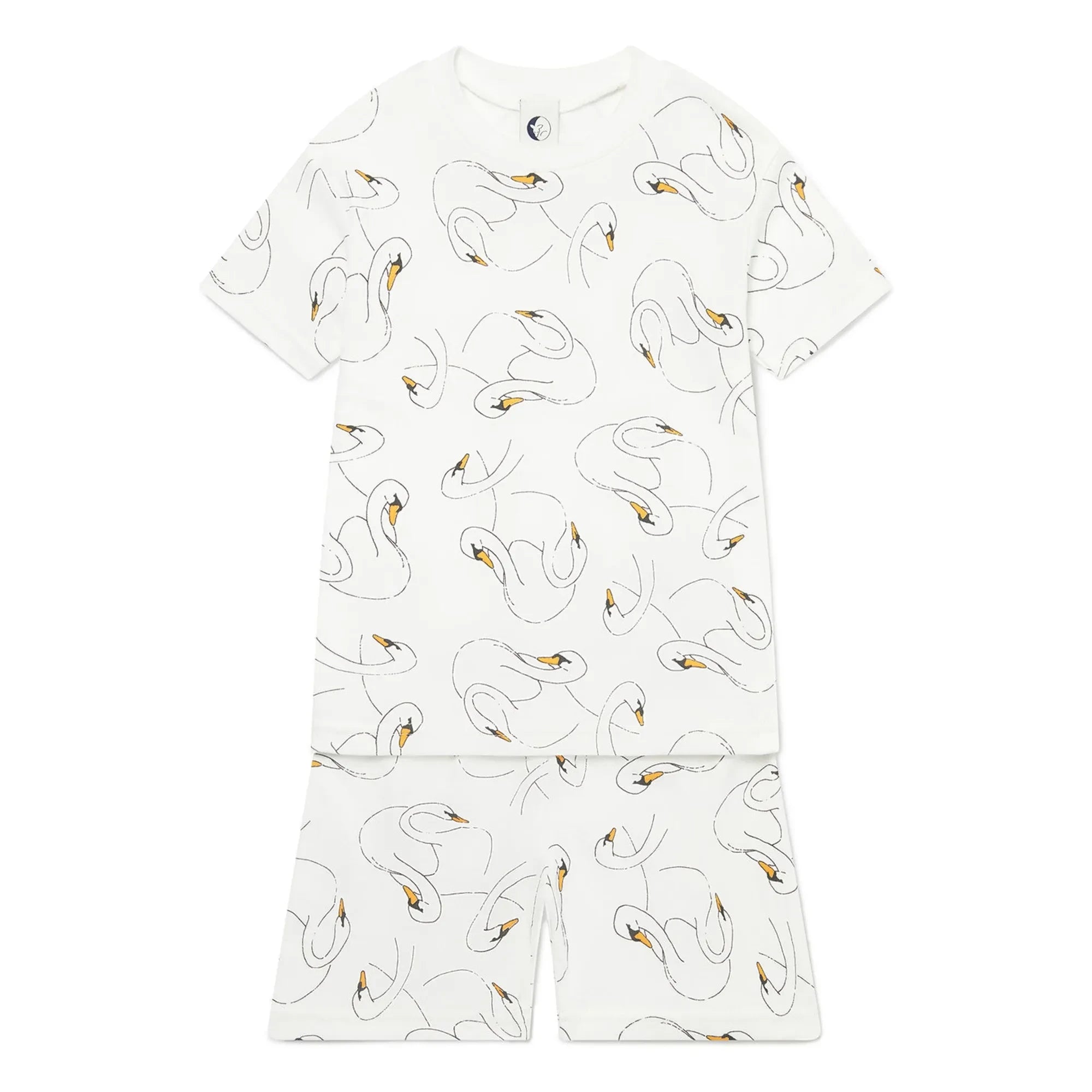 Sleepy Doe - Pijama corta de algodón orgánico | Blanco