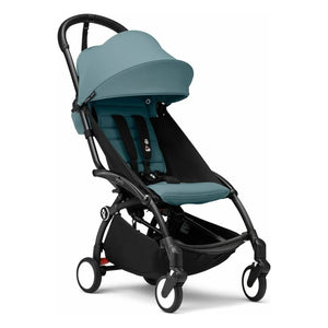 Stokke® - Cochecito YOYO³ 6+ Chasis negro | Aqua