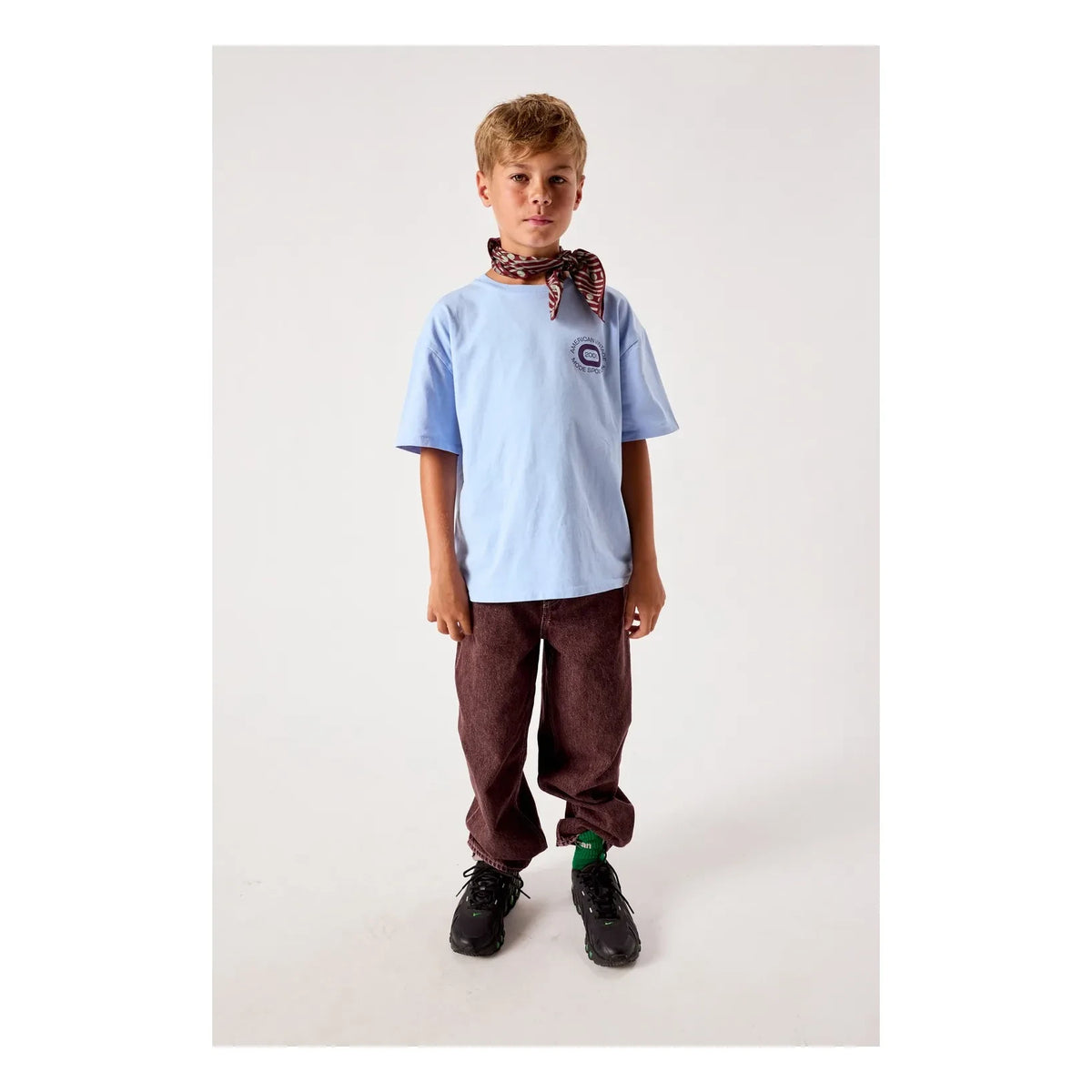 American Vintage - Fizvalley Ready Steady Camiseta | Azul claro