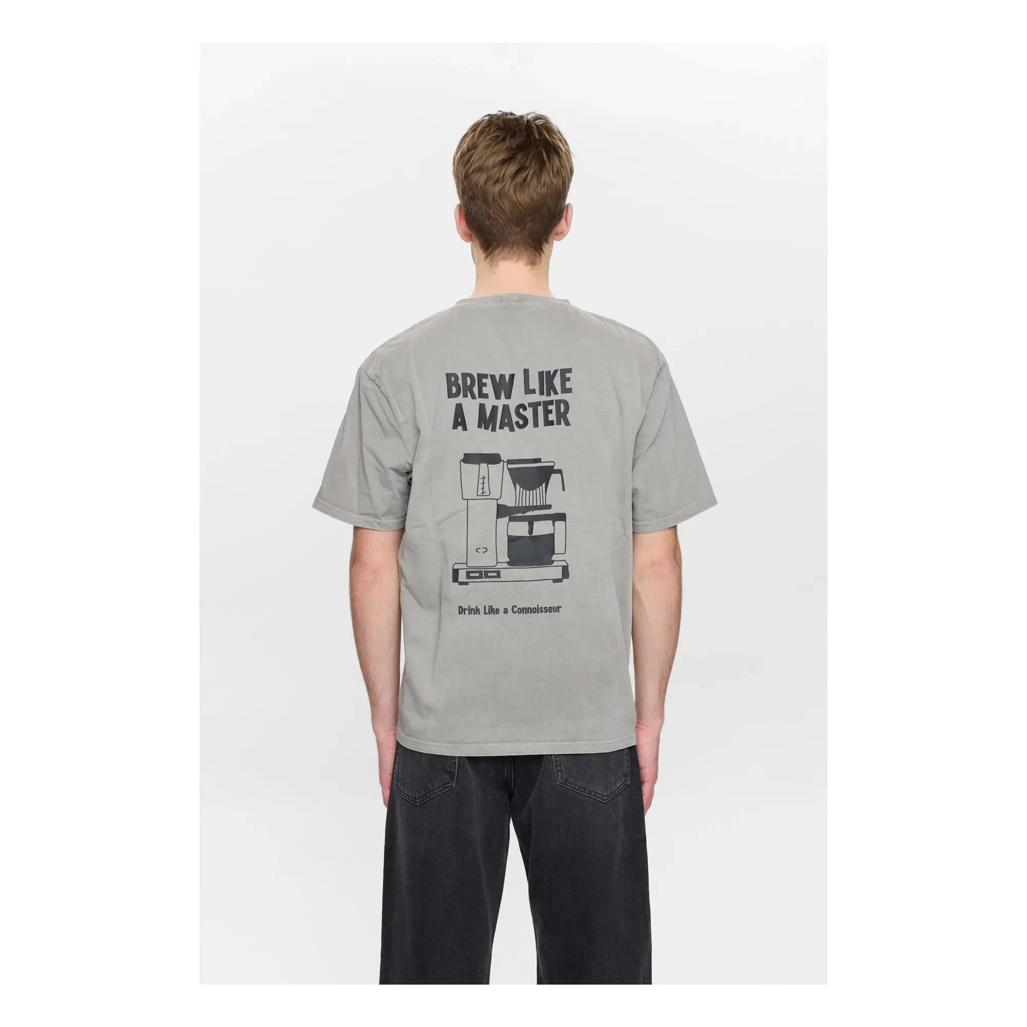 Anerkjendt - Camiseta Akvillads Brewlikeamaster | Gris jaspeado
