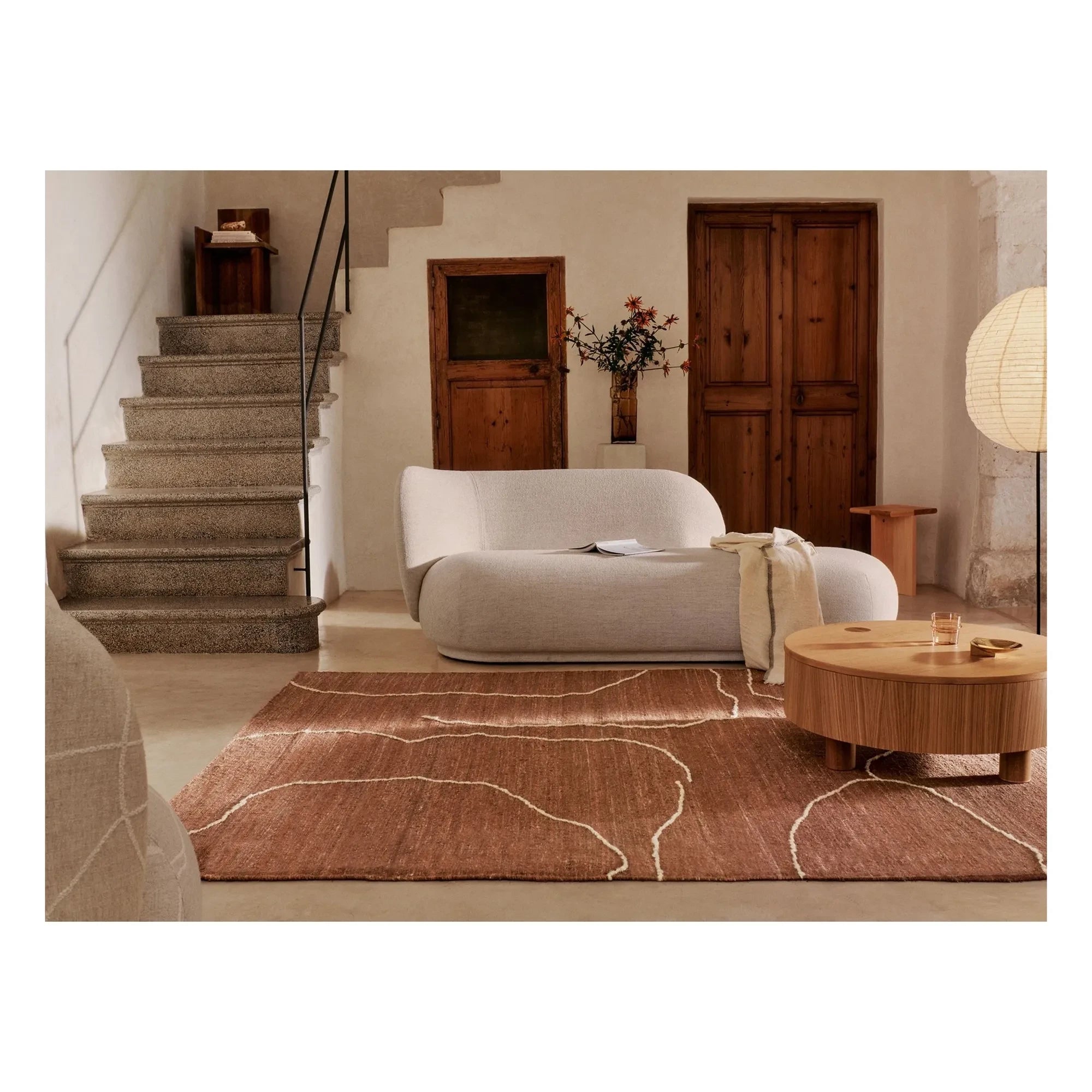 Ferm Living - Gesso trenzado | Terracota