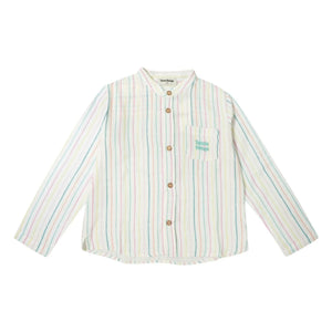 Tocoto Vintage - Camisa de rayas para bebé | Blanca