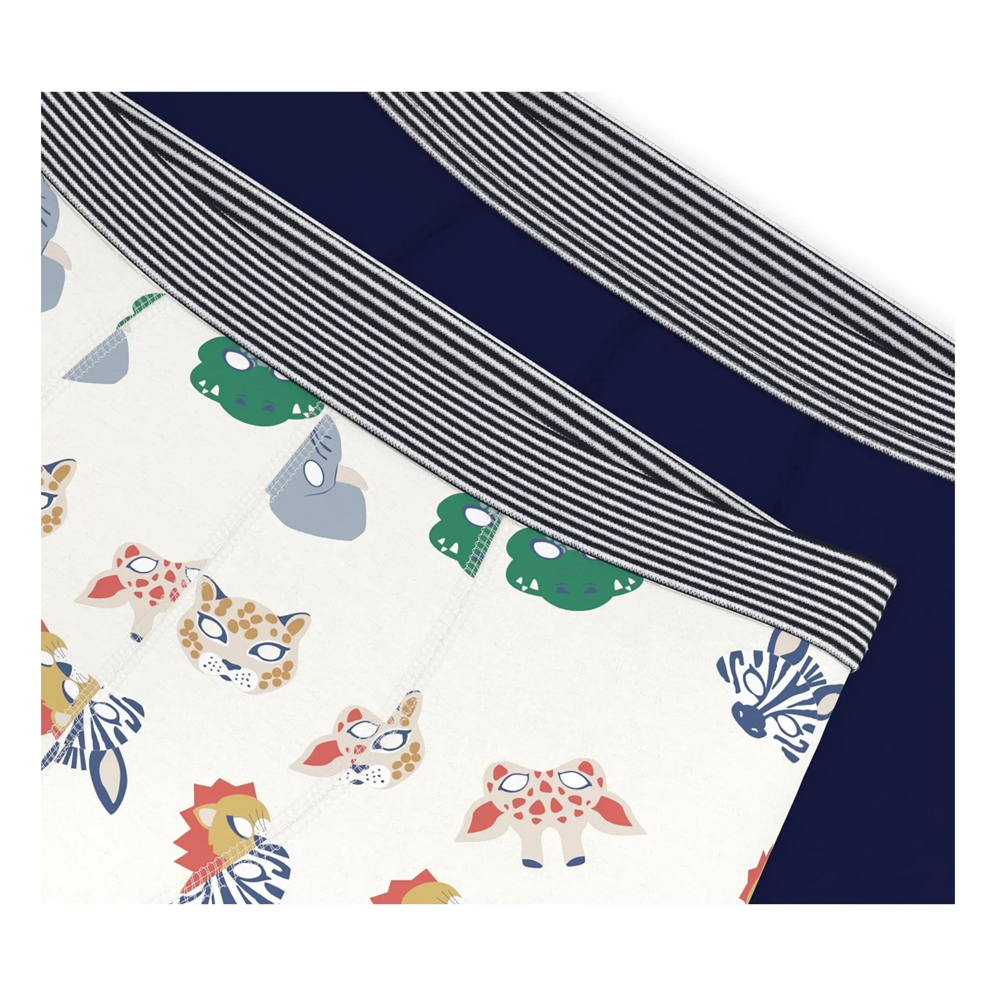 Petit Bateau - Bóxers azules 2 unidades