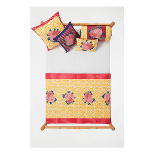 Lisa Corti - Funda de cojín Arabesque Corolla | Amarillo