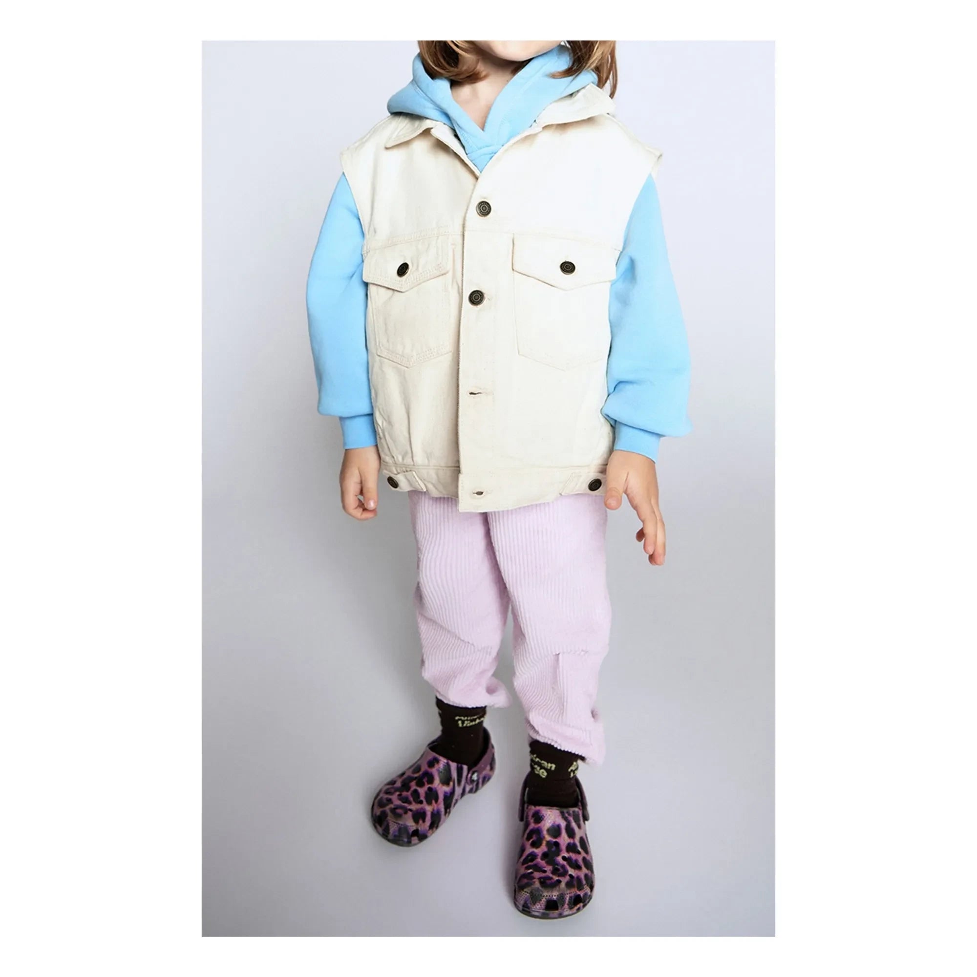 American Vintage - Chaleco vaquero sin mangas Snopdog | Crudo