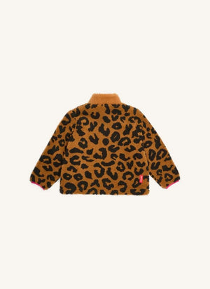 Hola Hossy - Chaqueta de Polares de Leopardo | Marrón