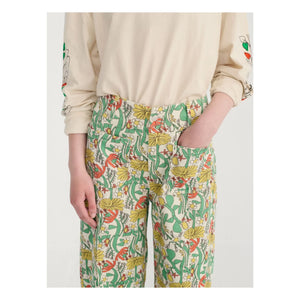 Bobo Choses - Pantalón de algodón orgánico Herbalists | Verde