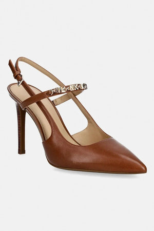 MICHAEL Michael Kors Dina Flex High Sling Pump Zapatos de tacón fino de cuero