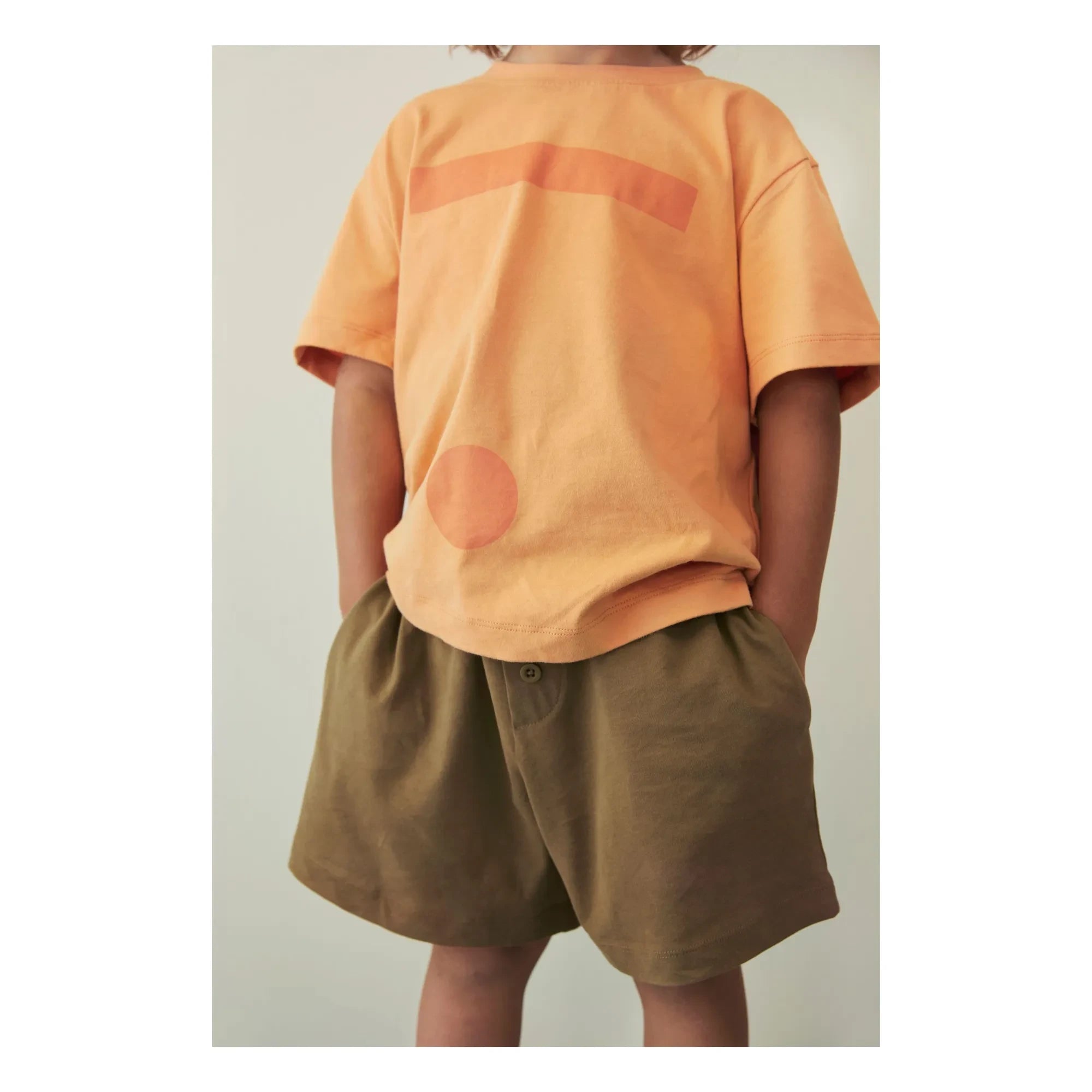 Gray Label - Camiseta Logo Algodón orgánico | Albaricoque