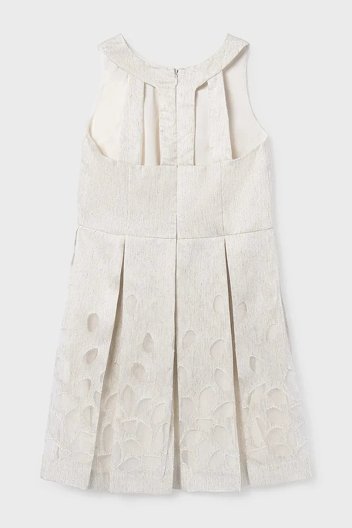 Vestido infantil de lino Mayoral
