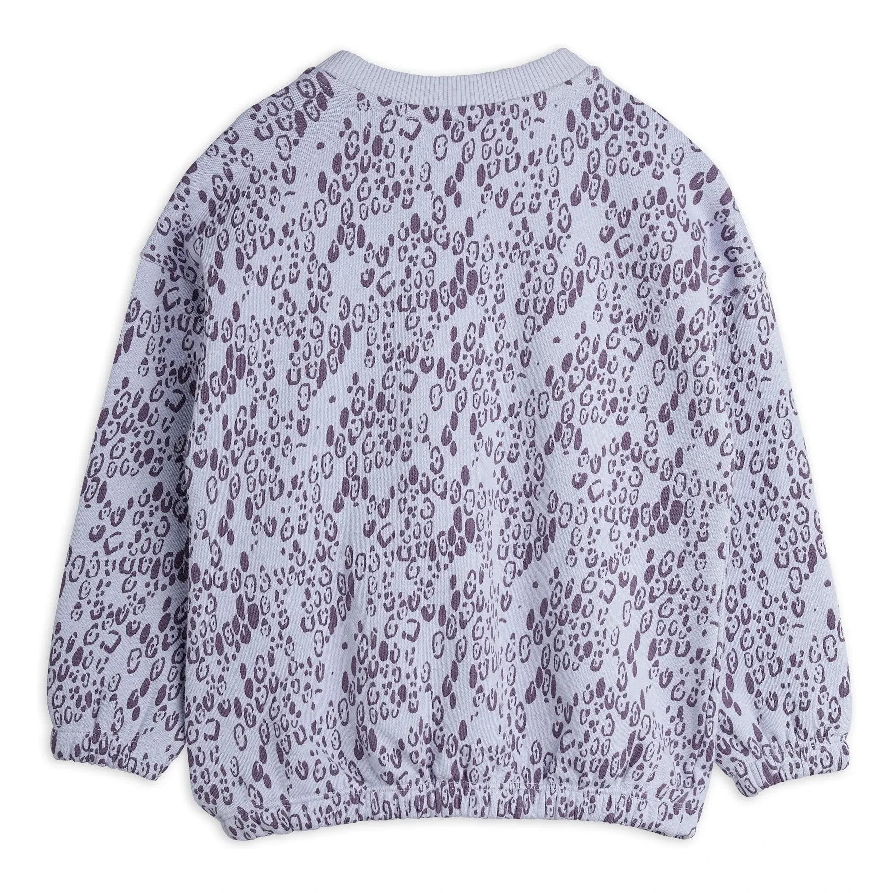 Mini Rodini - Sudadera de leopardo de algodón orgánico | Lila
