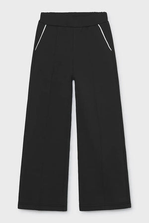Pantalones lisos de algodón para mujer