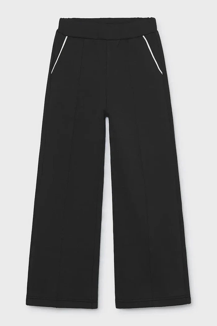 Pantalones lisos de algodón para mujer