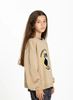 Finger in the nose - Pul Sally Academy Merino Wool | Marrón topo