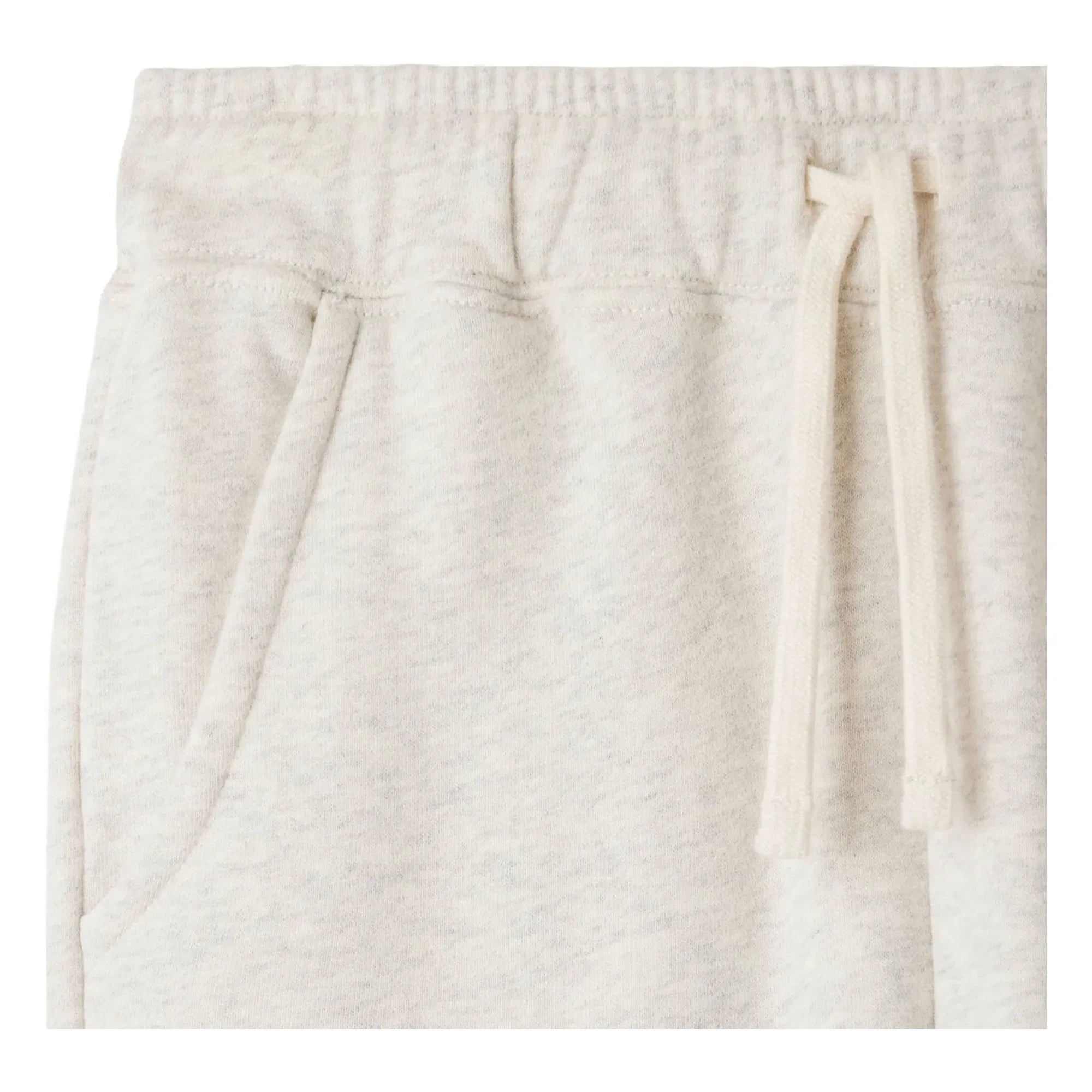 Bonpoint - Jogger de felpa de algodón orgánico Dalila | Beige jaspeado