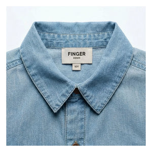 Finger in the nose - Camisa Vaquera Sin Mangas Ella | Gris