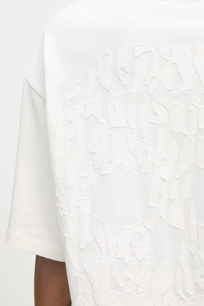 AllSaints Paloma - Camiseta ancha de algodón para mujer