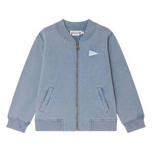 Bonpoint - Chaqueta bomber de algodón orgánico Loreto | Azul celeste
