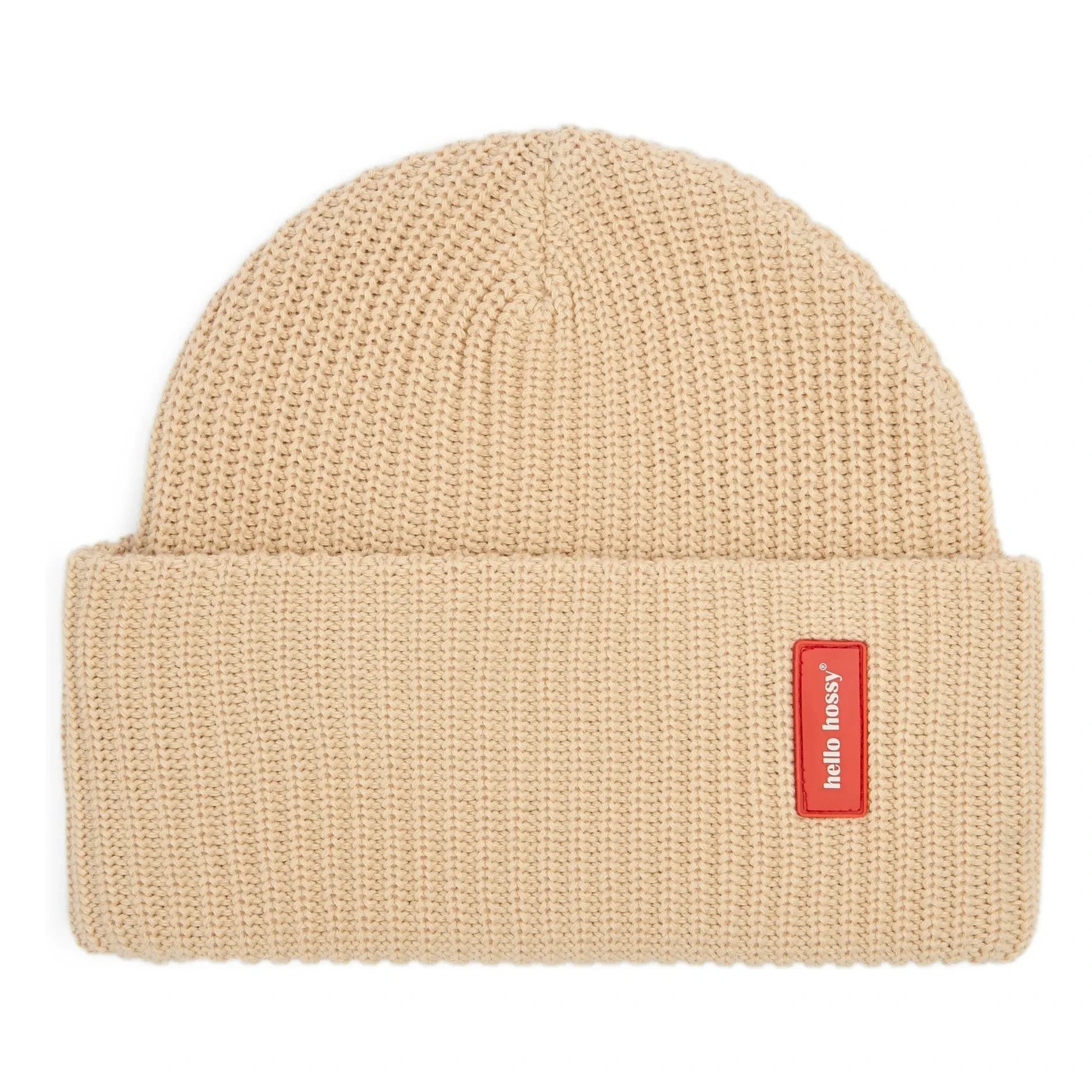 Hello Hossy - Gorro de algodón orgánico Flow | Beige