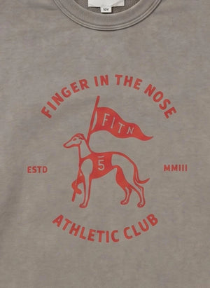 Finger in the nose - Blow Athletic Club Sudadera de Algodón Orgánico | Gris