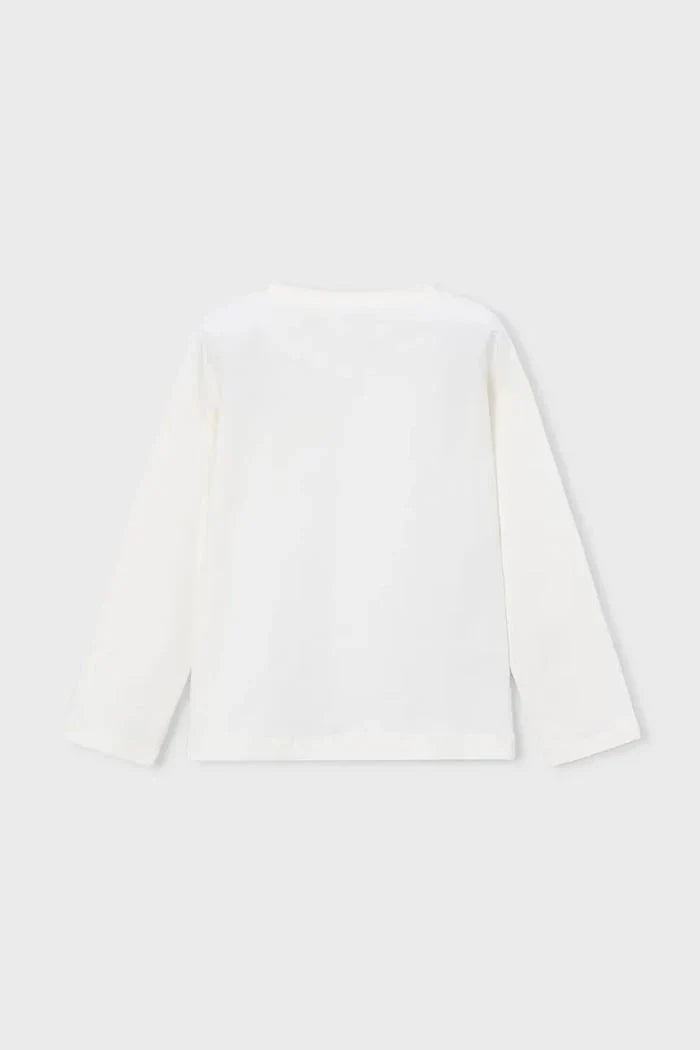 Blusa de manga larga de algodón para niños Mayoral