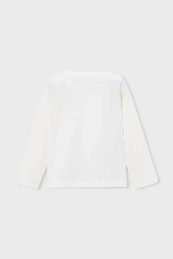 Blusa de manga larga de algodón para niños Mayoral