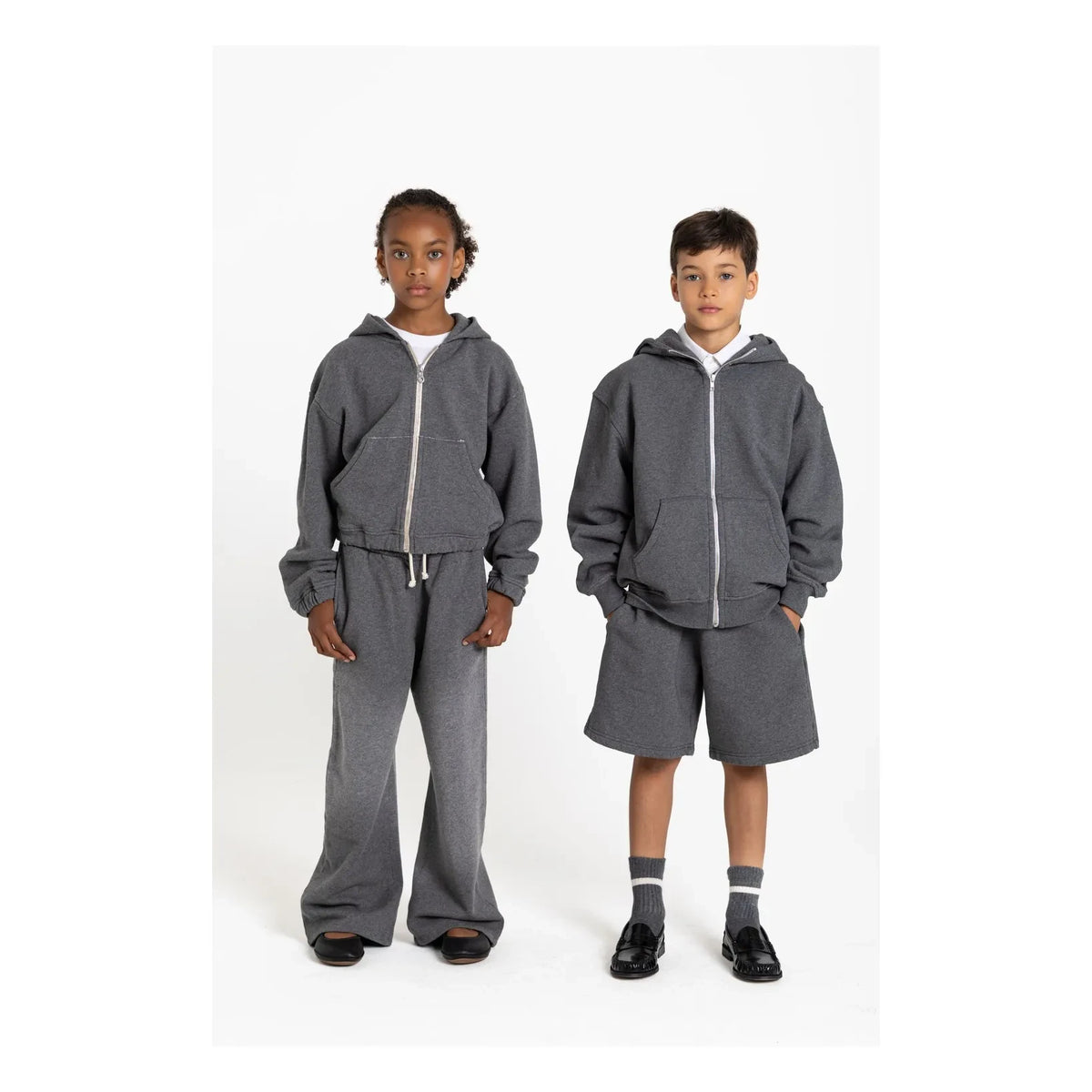 Smallable Kid - Sudadera con Capucha de Algodón Orgánico Kaightleridge | Gris Melange