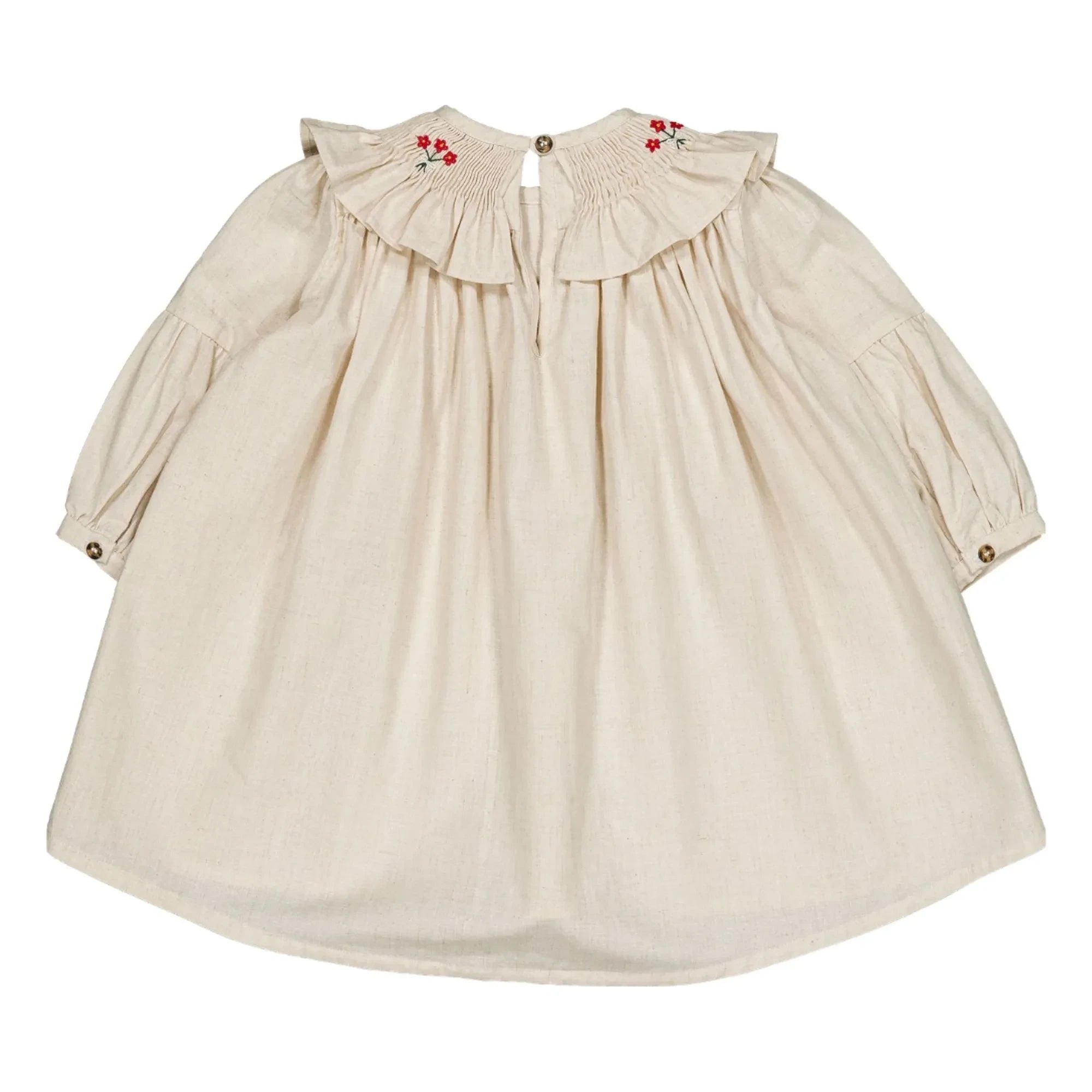 Loir - Vestido de lino Bianca | Crudo