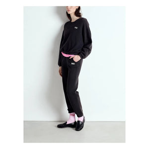 American Vintage - Izubird Pamuklu Sweatshirt | Kömür grisi