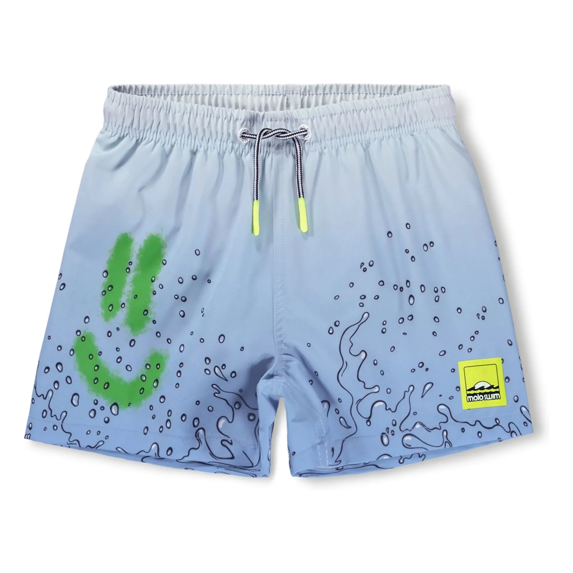 Molo - Bañador de fibra reciclada Niko Splash | Azul claro