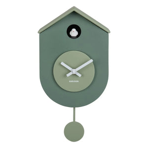 Present Time - Reloj de pared de cuco | Verde