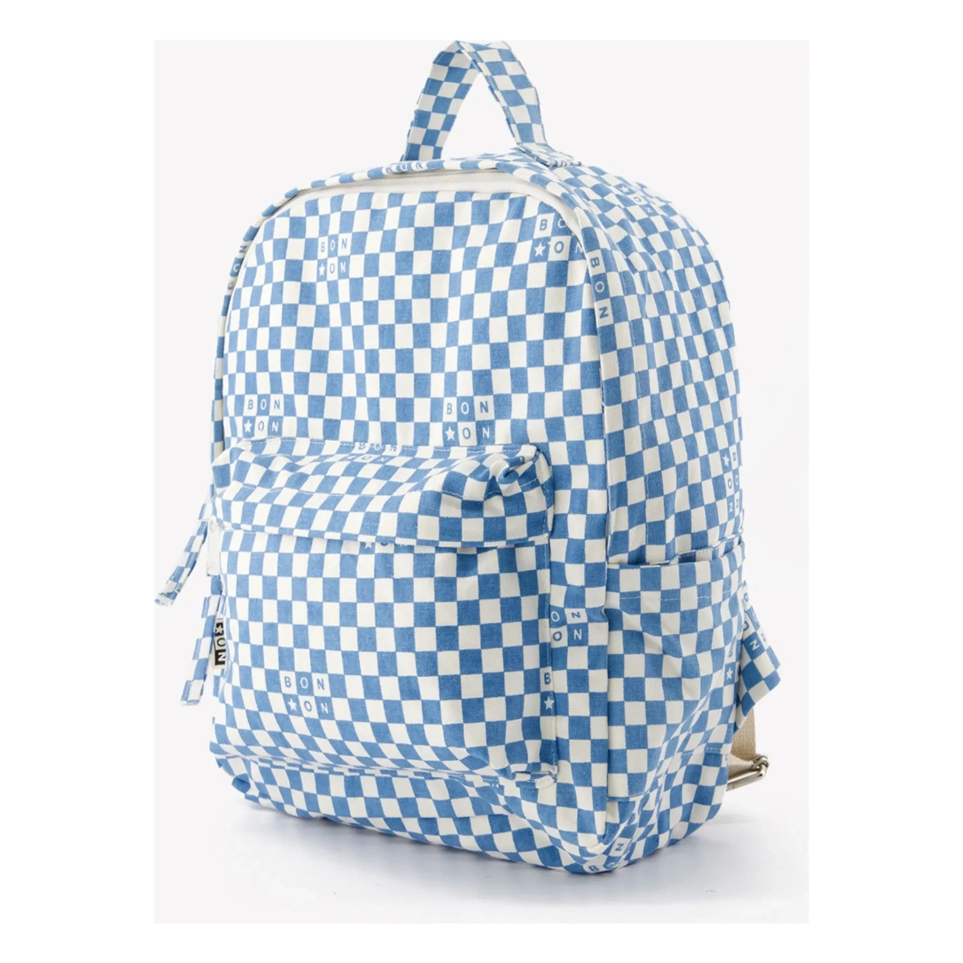 Bonton - PM Mochila Carreaux | Azul Índigo